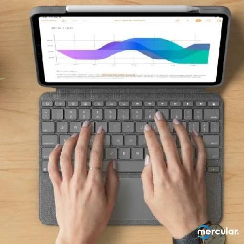 เคสคีย์บอร์ด Logitech Combo Touch Keyboard (EN/TH) iPad Air 5 (2022